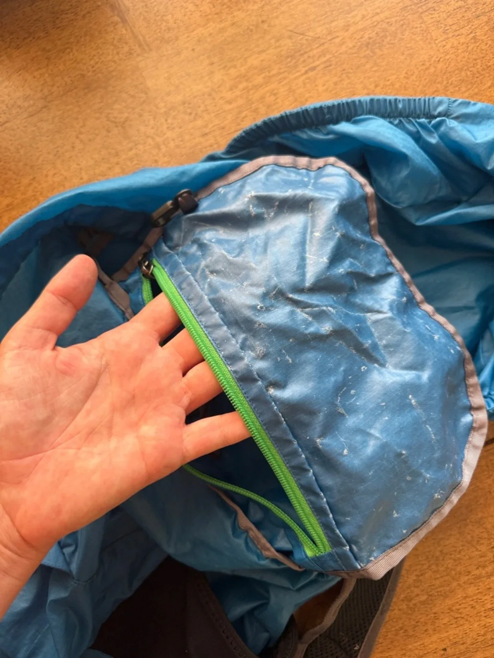 Patagonia Blue Lightweight Compact/Compressible Daypack Backpack